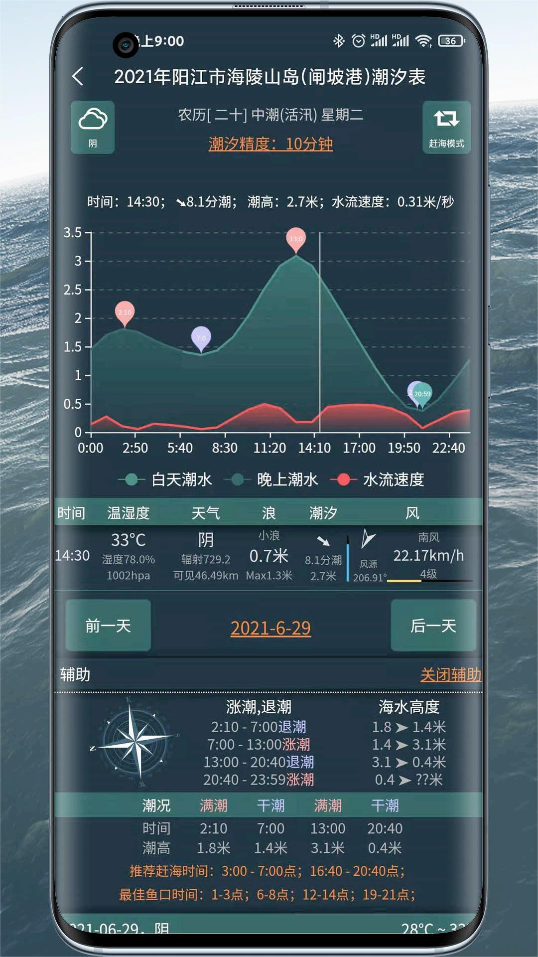 潮汐表精灵app截图1