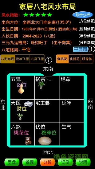 手机免费智能风水罗盘(专业版)截图1