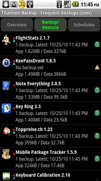 钛备份app(titanium backup)截图1