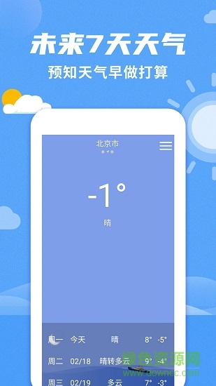 手机桌面天气预报app截图2