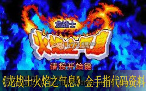 龙战士火焰之气息金手指代码资料