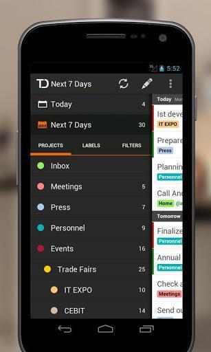 Todoist截图1
