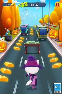 汤姆猫跑酷无限金币钻石版截图3