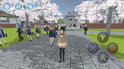 樱花校园模拟器英文版截图4